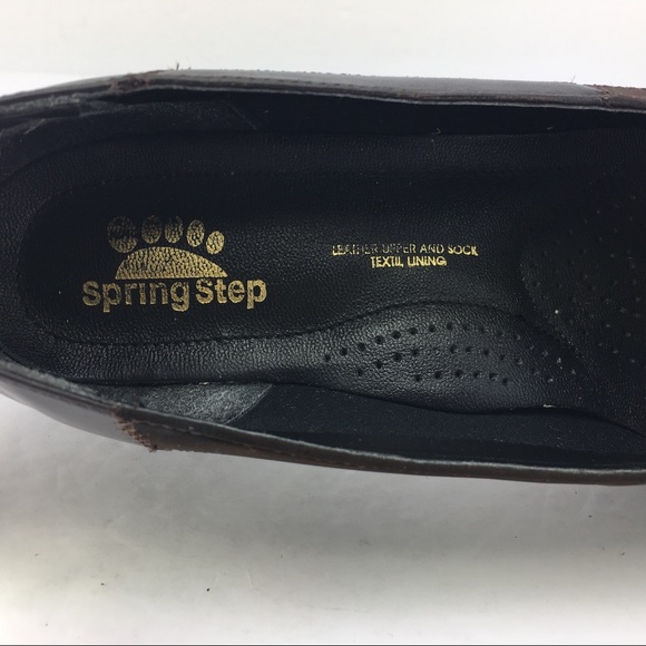 Spring Step Brown Heels Size 10 - Picture 5 of 7